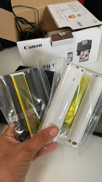 Impressora portátil Canon, novíssima, usada apenas para 5 impressões
