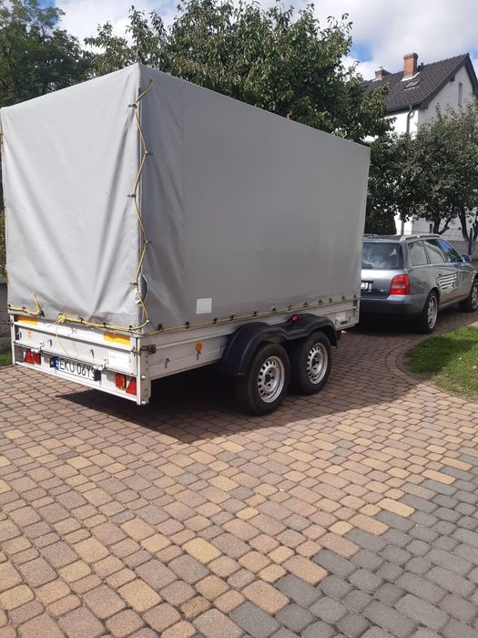 Super Przyczepka Samochodowa dwuosiowa 2000kg
