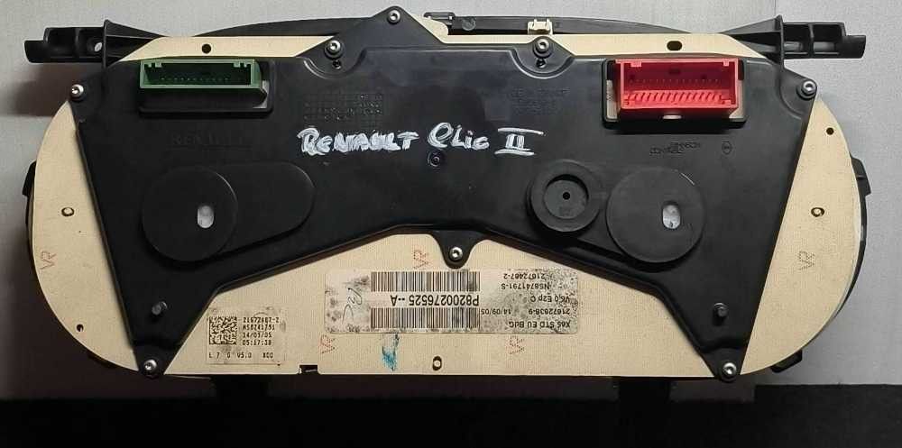 Quadrante / Painel de Instrumentos RENAULT CLIO II Caixa/parte traseira inclinada (SB0/1/2_) ano 1998