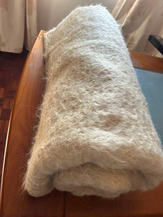 Cobertor de Papa 100% lã de Ovelha mondegueira, em tear artesanal