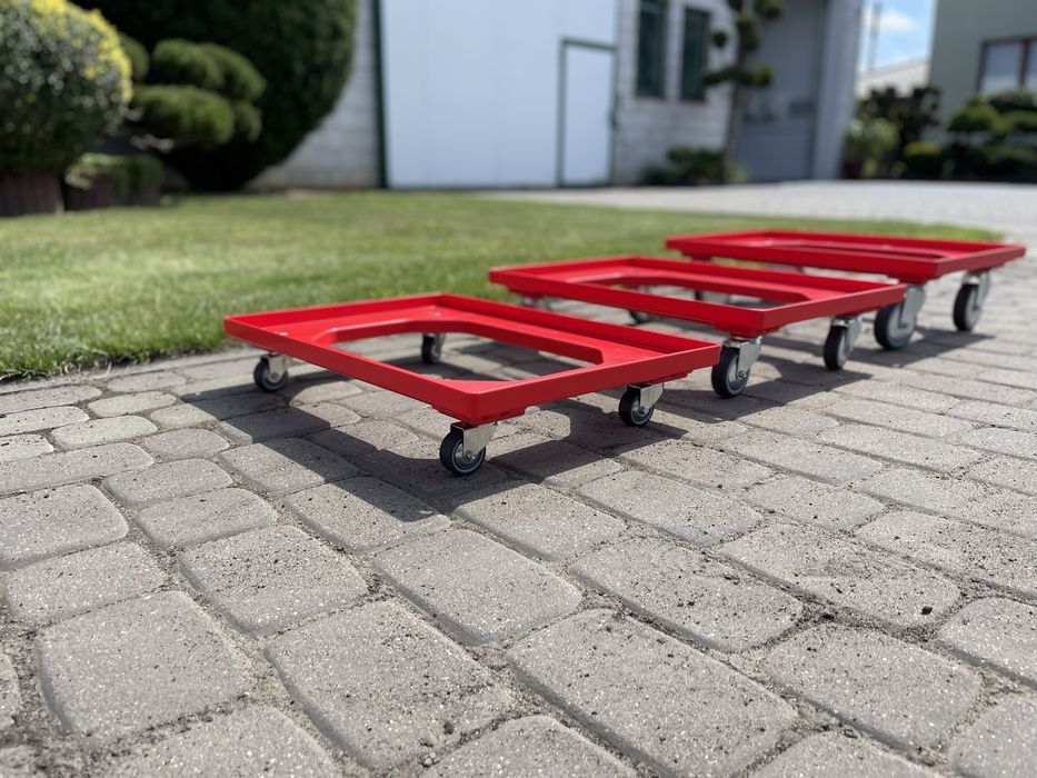 Wózek transportowy NOWE z ABS  410x610mm do skrzynek