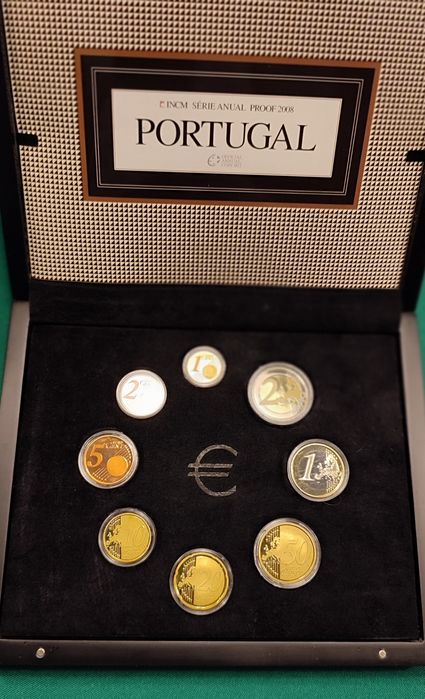 Moedas Euro Série Anual INCM proof 2008