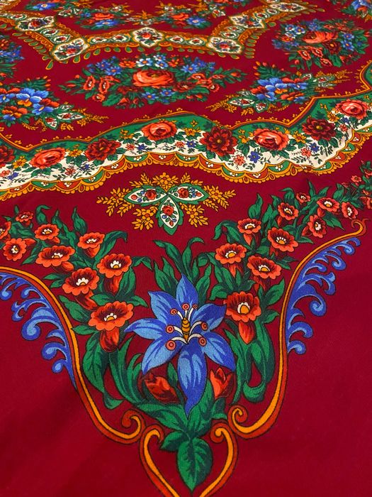 Платок павловопосадский шерсть шерстяной хустка