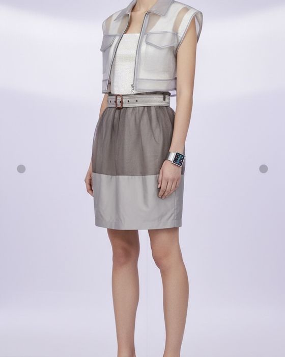 Розмір М Brunello cucinelli gunex спідниця з шовком сіра оригінал