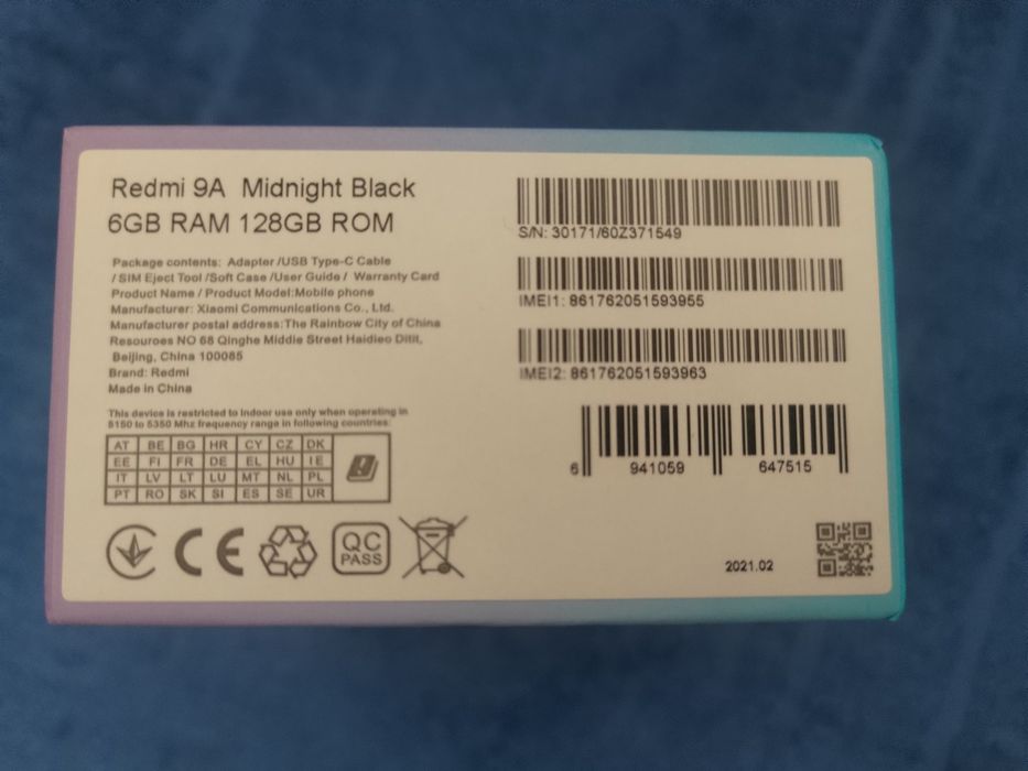 Smartphone Xiaomi Redmi 9A