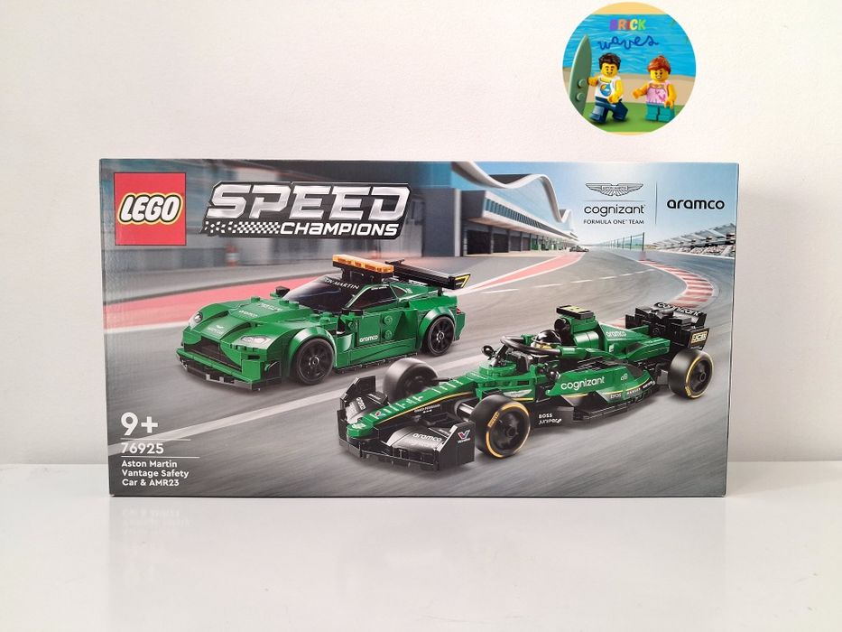 ENVIO GRATIS-LEGO 76925 Aston Martin Vantage Safety Car & AMR23 (Speed Champions)