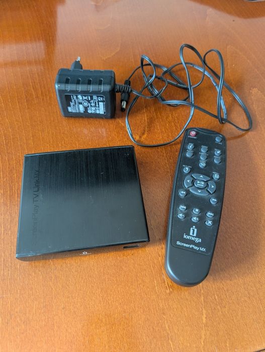 Odtwarzacz multimedialny Iomega ScreenPlay TV Link MX + Pilot + Zasilacz