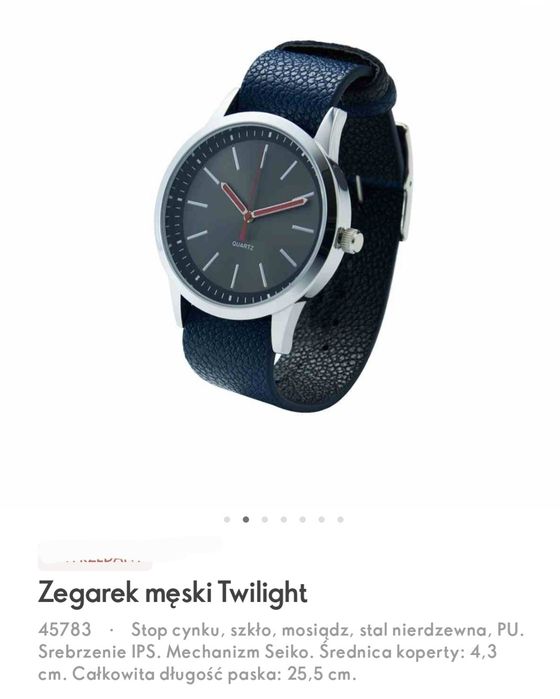 Zegarek męski Twilight Oriflame nowy