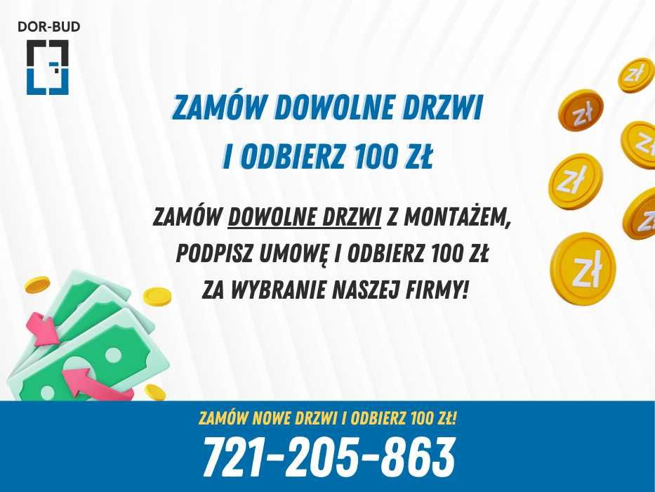 Wejściowe drzwi zewnętrzne z montażem do mieszkania AKUSTYCZNE bloki