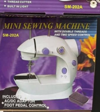 Maszyna do szycia mini SM-202A AC/DC + pedał