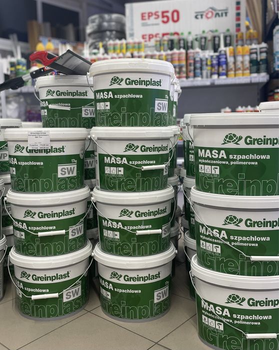 Шпаклівка готова Greinplast SW,полімерна SWP 17кг!Доставка!