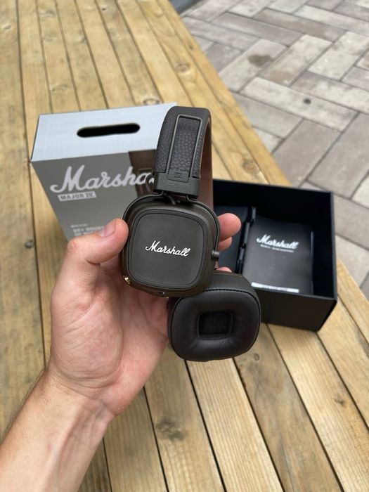Знижка!!!Навушники Marshall Major IV (підтримка бездротової зарядки)
