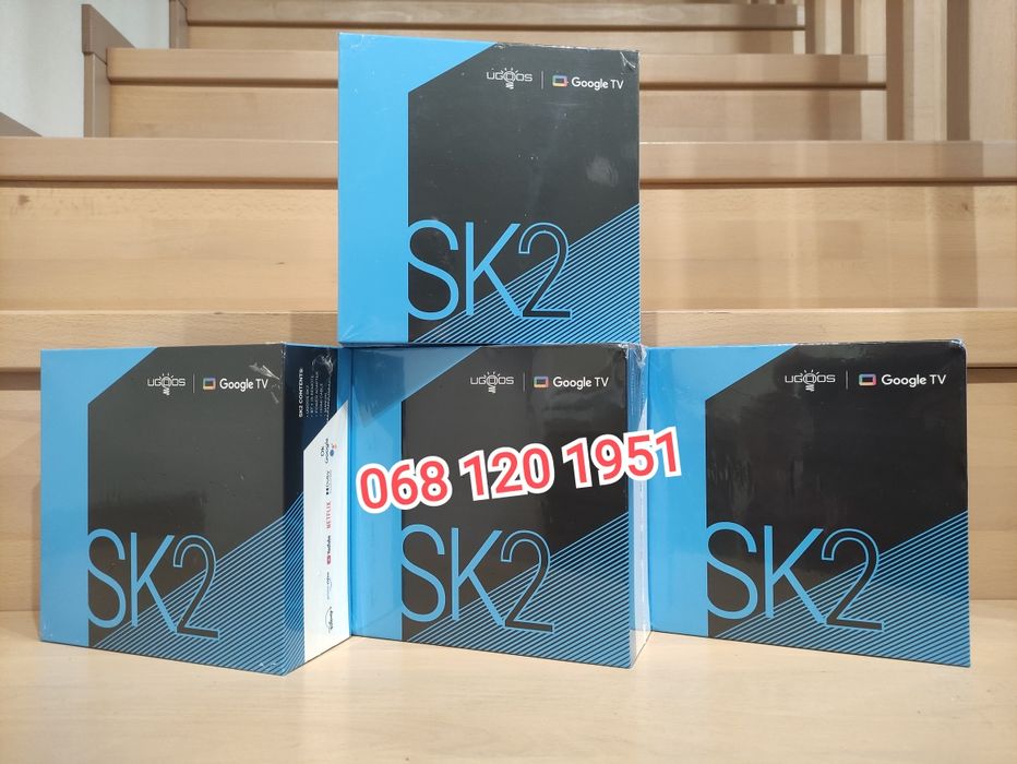 sk2 UGOOS 4/32gb RockTek GX1 Android Google TV box ТВ бокс NEW!!