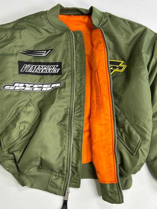 Бомбер Vetements Alpha Industries Bomber MA-1 куртка пуховик opium S M