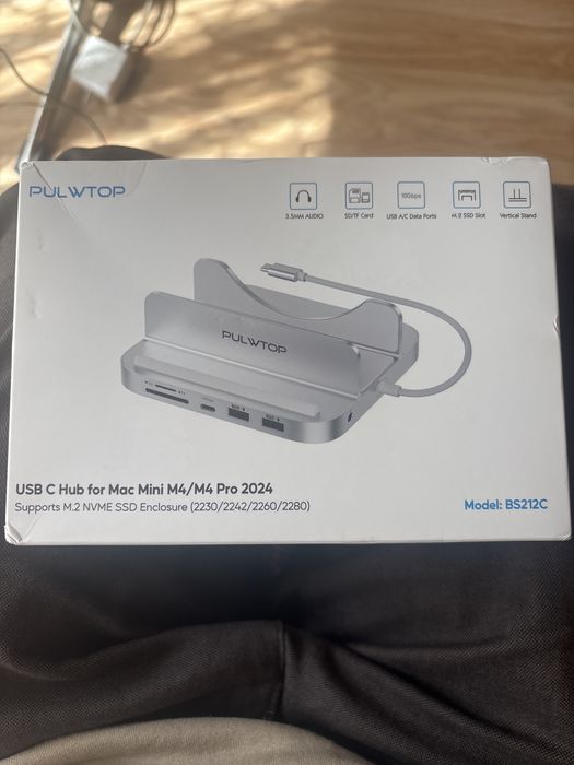 Pulwtop usb C hub for mac mini m4
