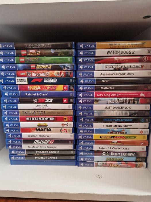 160 jogos de ps4 em ótimo estado