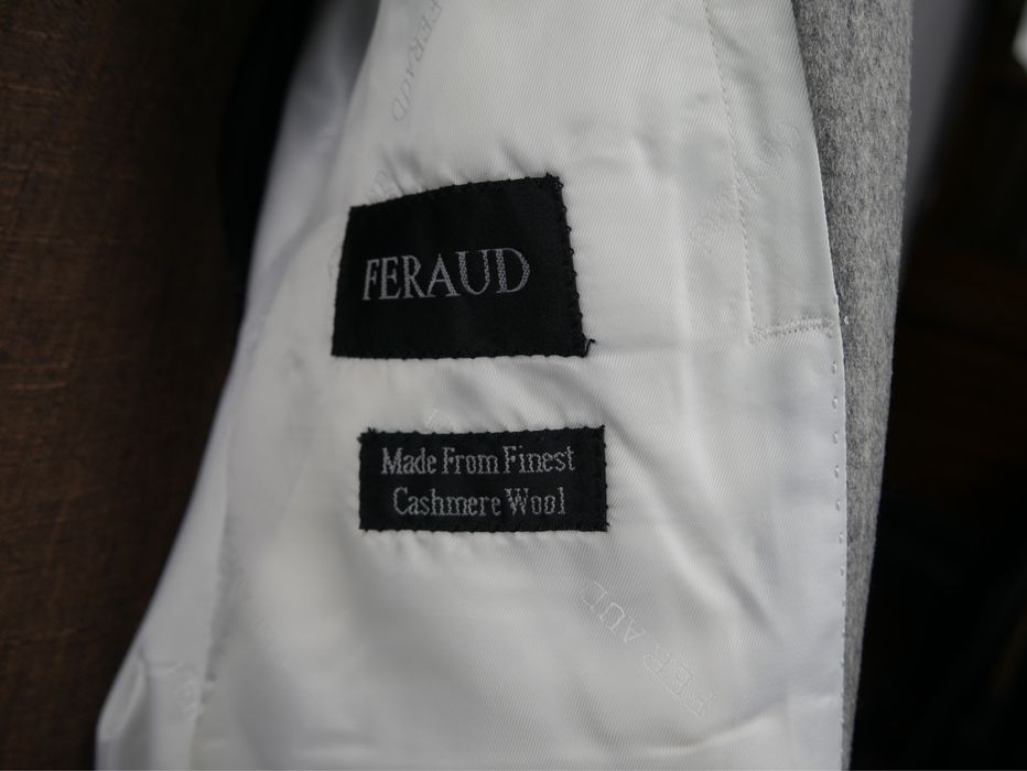 Elegancki płaszcz męski FERAUD oryginalny KASZMIR NOWY