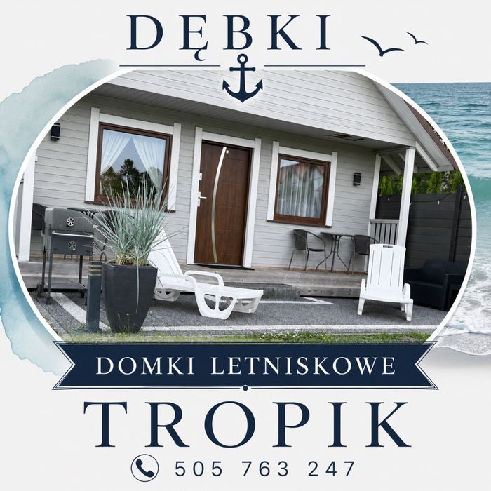 Noclegi  Dębki Domki Letniskowe Tropik