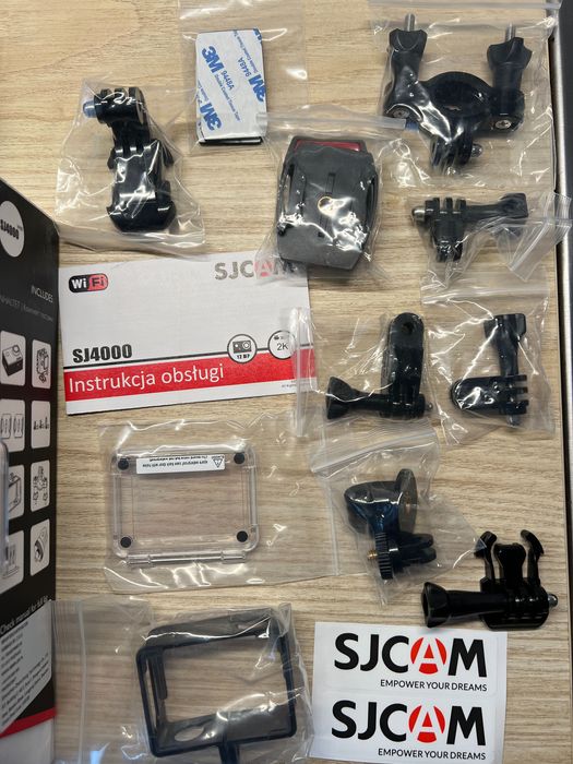 Kamerka sportowa SJCAM SJ400 WiFi 2K Srebrna jak GoPro Insta