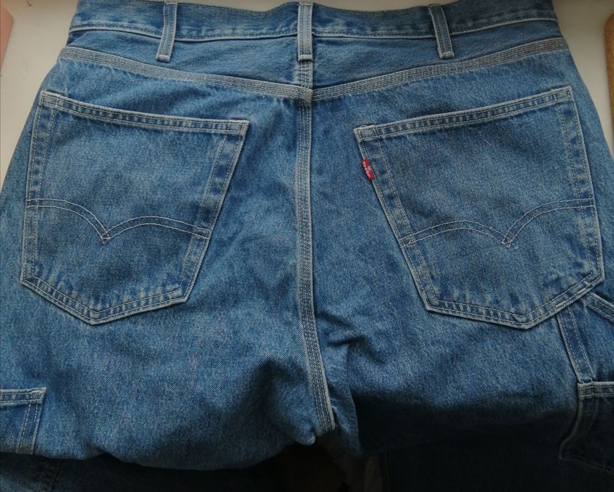 Джинси робочі Levi's Workwear карго Carpenter,W36 L34,сині, L левіс