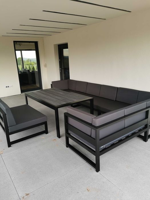 Producent Meble tarasowe ALUMINIOWE narożnik na taras 100% Polski + gratis wysyłka