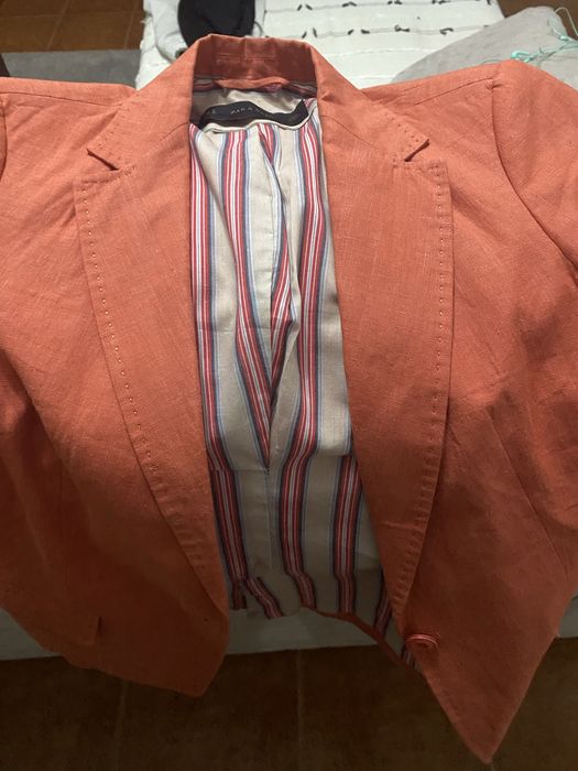 Blazer de linho zara
