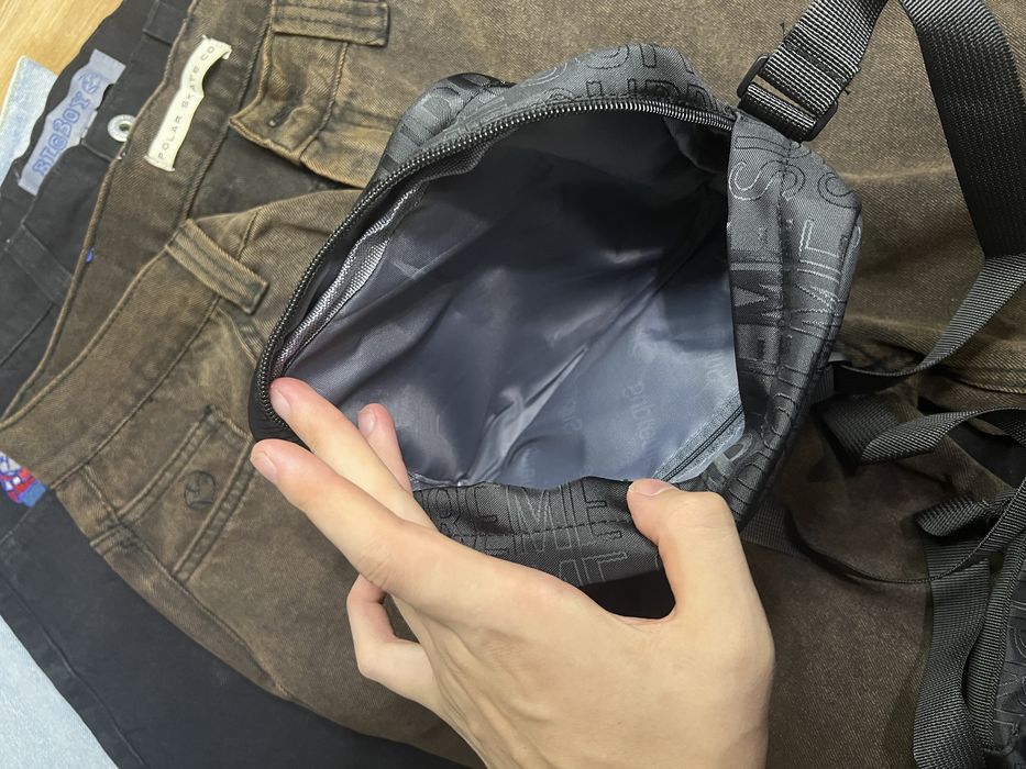 сумка  мессенджер supreme