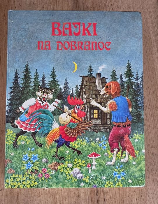 Książka vintage PRL Bajki na dobranoc Viera Janusova 1986