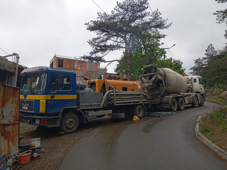 Послуги бетононасоса, бетононасос