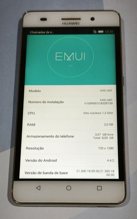 Smartphone Huawei GPlay Mini CHC-U01