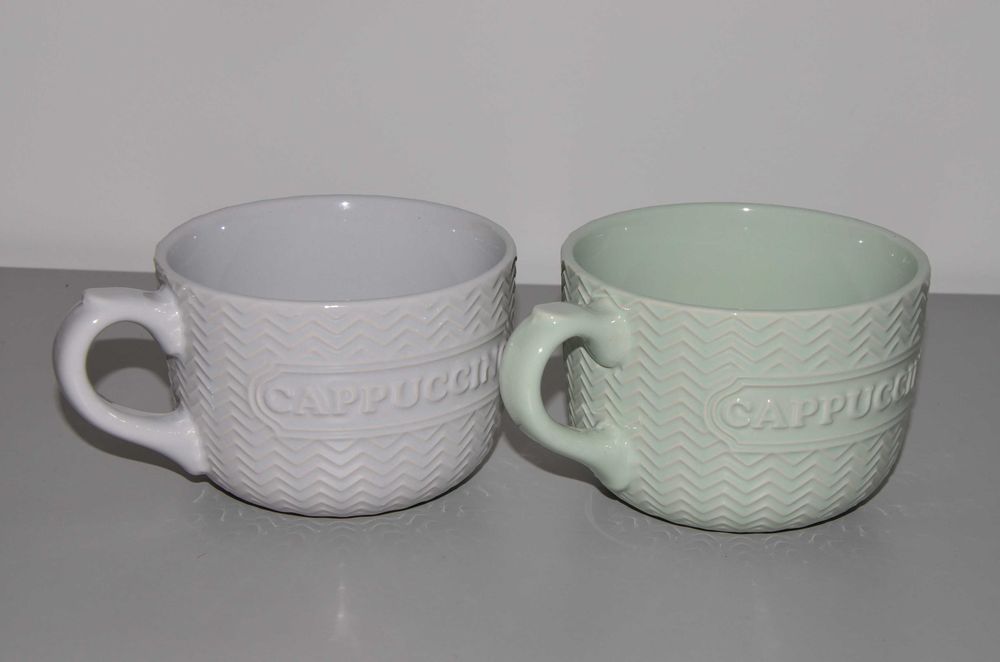 Duży kamionkowy kubek o pojemności 0,45 l, Signature, 2 sztuki