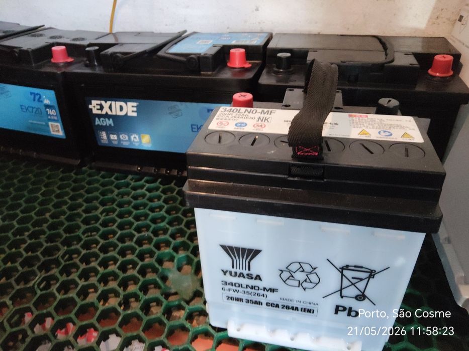 Baterias todas amperagem EXIDE 110/850