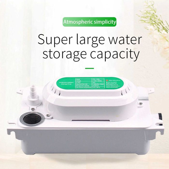 Bomba de drenagem 100L H Fluxo Tanque 500ml automática