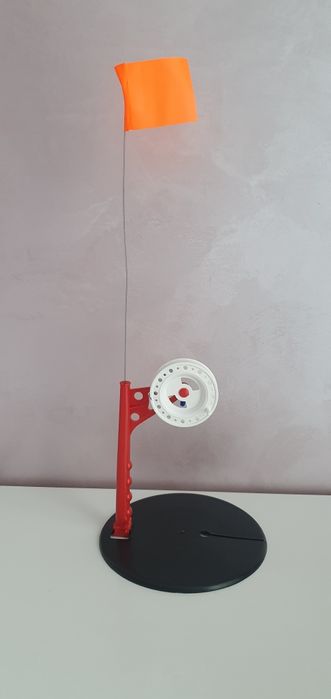 Жерлица оснащенная рыболовная стопором хорошее качество(красная ножка)