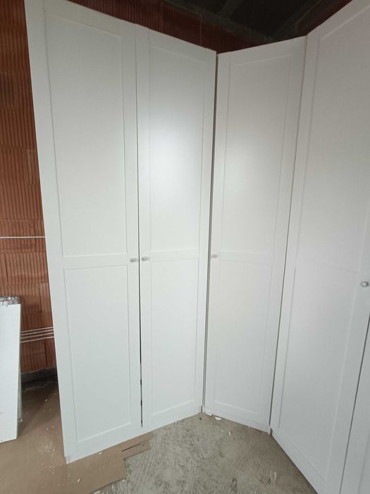 Szafa Narożna Duża Podświetlanie LED