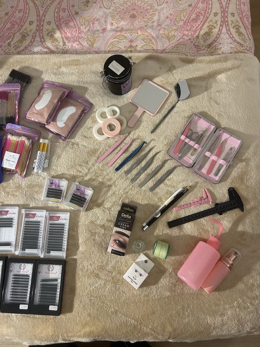 Material de extensao de pestanas