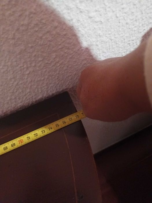 Mesa meia lua em bom estado geral