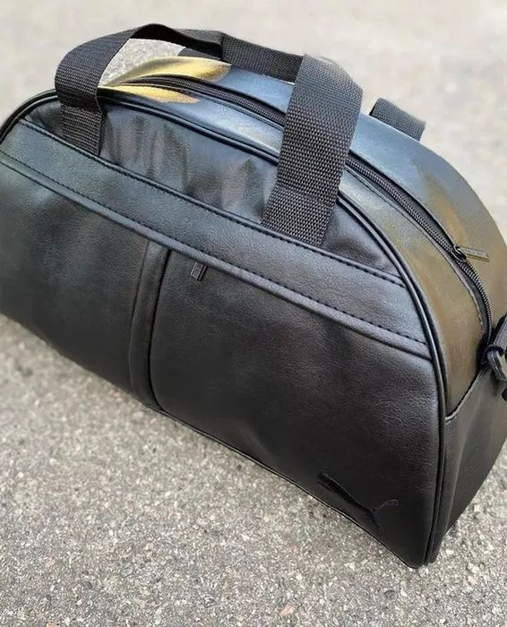 Спортивная кожаная сумка Puma для спорта тренировок путешествий