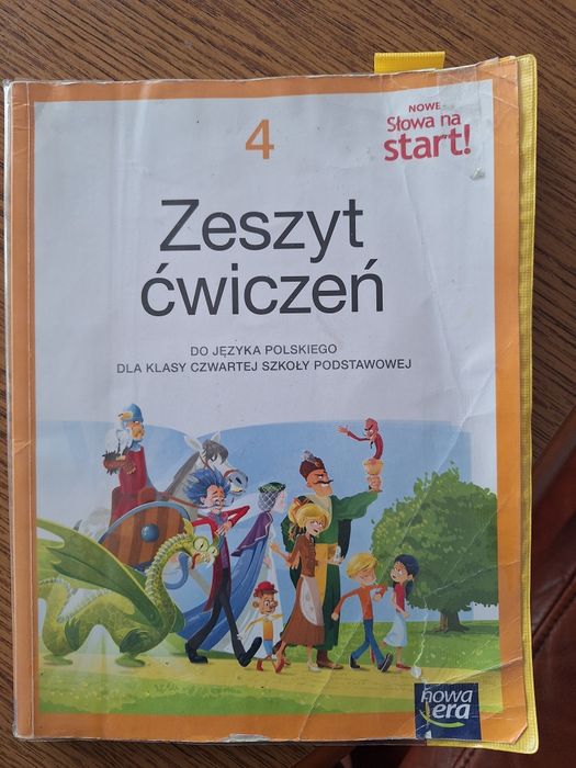 Zeszyt ćwiczeń Słowa na start język polski kl 4 nowa era
