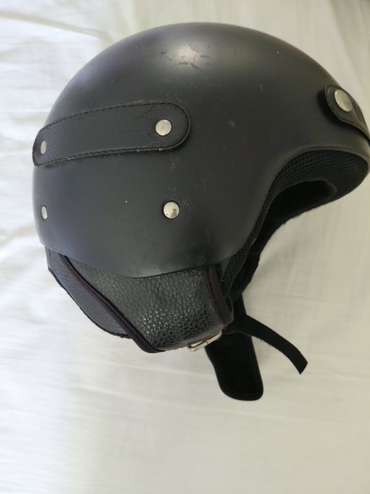 Blusão e Capacete de mota