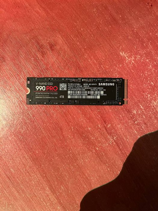 SSD Samsung 990 Pro 4Tb & корпус Acasis 80Gbps