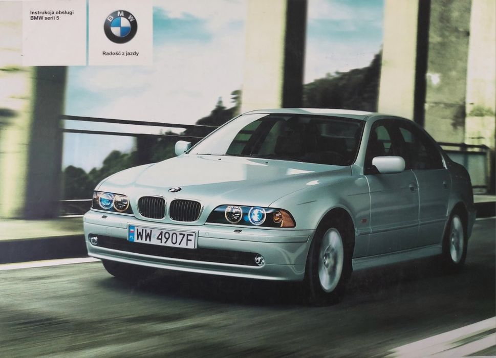 Instrukcja obsługi po polsku BMW E39 limuzyna touring