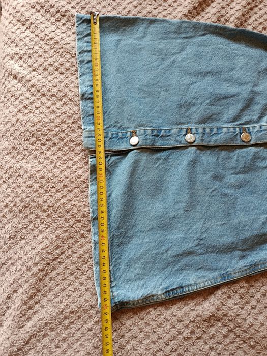 Sukienka jeans denim ogrodniczka zara 152