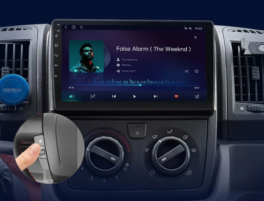 Radio Android 9” CarPlay Android Auto – Ducato / Jumper / Boxer PL