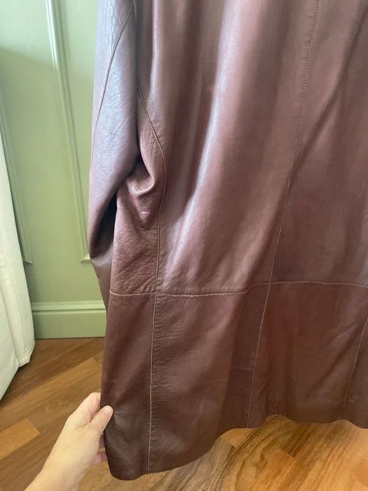 Blazer de Pele Armani Collezioni L Vintage