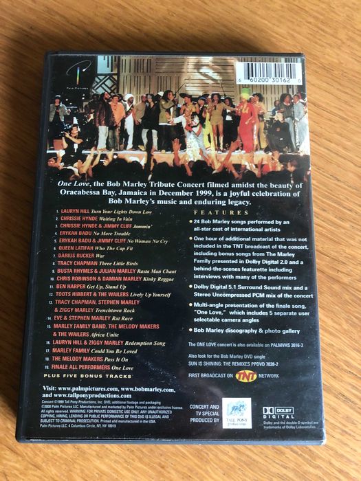 ONE LOVE  The Bob Marley All-star Tribute