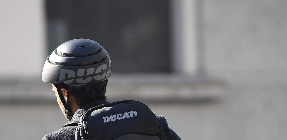 składany kask rowerowy i e-hulajnóg DUCATI URBAN, rozmiar L.