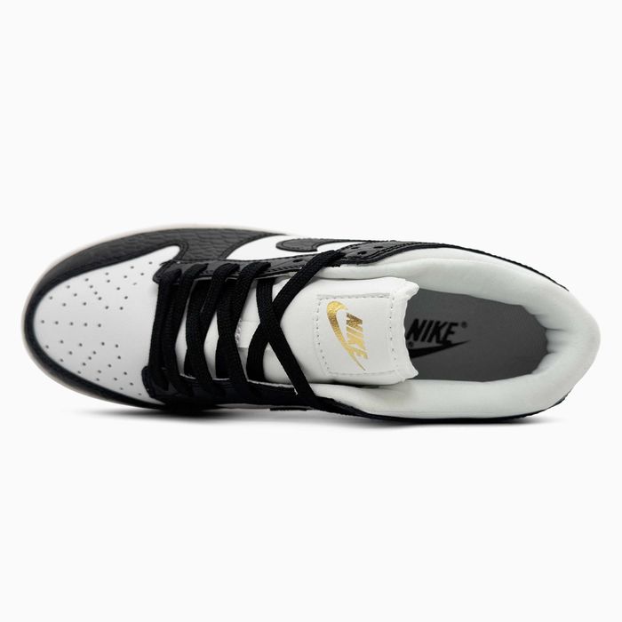 Кросівки Nike SB Dunk low Croc Black/White premium