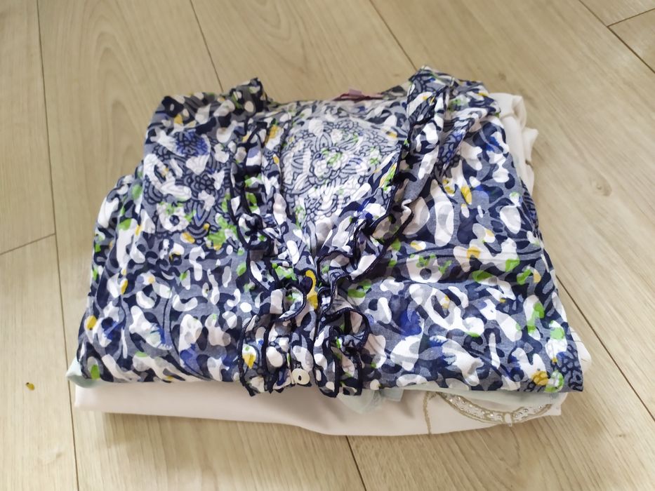 3 sztuki bluzek na wiosnę r. 42 xl