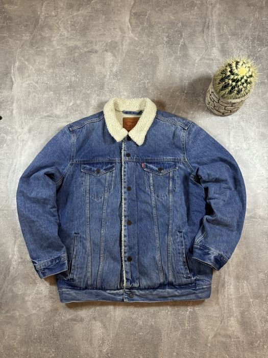 Шерпа Levis  поставка вещей джинсовка левіс куртка зима мех дубленка